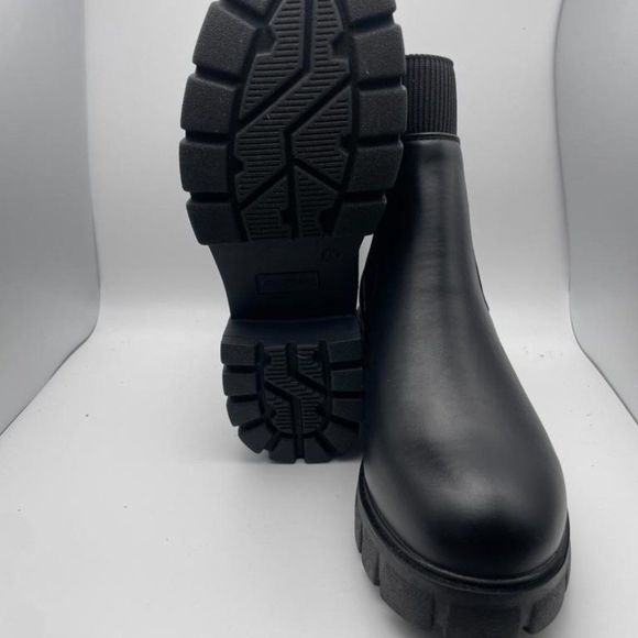 CUSHIONAIRE Women's STRETCH slip on Chelsea boot BLACK 7.5 - Picture 6 of 6